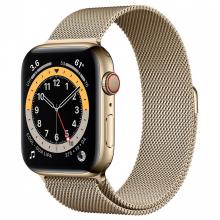 Apple Watch Series 6 40mm GPS+Cellular Gold Stainless Steel Case with Milanese Loop Apple Watch Series 6 40mm GPS+Cellular Gold Stainless Steel Case with Milanese Loop