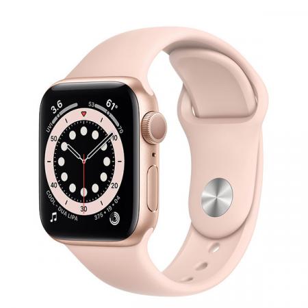 Apple Watch 6 40mm GPS Gold Aluminum Case with Rose Gold Sport Band Apple Watch 6 40mm GPS Gold Aluminum Case with Rose Gold Sport Band
