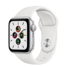 Apple Watch SE 40mm GPS Silver Aluminum Case with White Sport Band Apple Watch SE 40mm GPS Silver Aluminum Case with White Sport Band