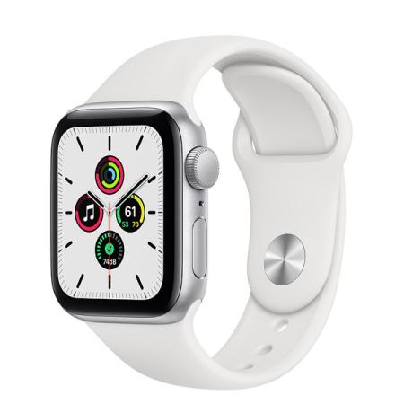 Apple Watch SE 40mm GPS Silver Aluminum Case with White Sport Band Apple Watch SE 40mm GPS Silver Aluminum Case with White Sport Band
