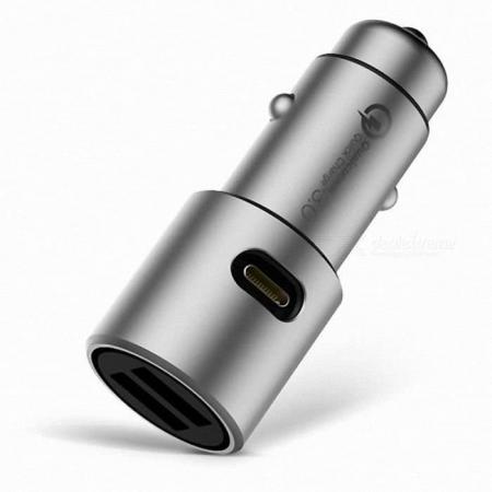 Автомобильное ЗУ  Xiaomi Car Charger 2 QC 3.0, Gray Автомобильное ЗУ  Xiaomi Car Charger 2 QC 3.0, Gray