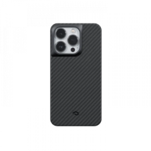 Противоударный чехол Pitaka MagEZ Pro 3 для iPhone 14 Pro (6.1"), черно-серый, кевлар (арамид) Противоударный чехол Pitaka MagEZ Pro 3 для iPhone 14 Pro (6.1"), черно-серый, кевлар (арамид)