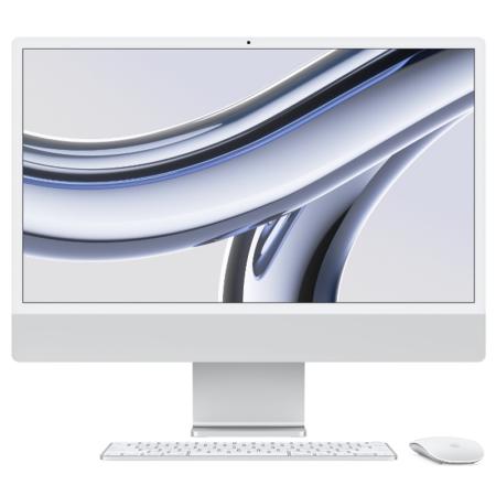 Apple iMac 24" Retina 4,5K, M3 (8C CPU, 10C GPU, 2023), 8 ГБ, 256 ГБ SSD, серебристый Apple iMac 24" Retina 4,5K, M3 (8C CPU, 10C GPU, 2023), 8 ГБ, 256 ГБ SSD, серебристый