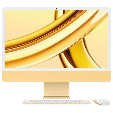 Apple iMac 24" Retina 4,5K, M3 (8C CPU, 10C GPU, 2023), 8 ГБ, 256 ГБ SSD, желтый Apple iMac 24" Retina 4,5K, M3 (8C CPU, 10C GPU, 2023), 8 ГБ, 256 ГБ SSD, желтый