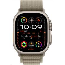 Apple Watch Ultra 2, 49мм, корпус из титана, ремешок Alpine оливкового цвета Apple Watch Ultra 2, 49мм, корпус из титана, ремешок Alpine оливкового цвета