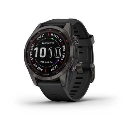 FENIX 7S Sapphire Solar титановый угольно-серый DLC с силиконовым ремешком FENIX 7S Sapphire Solar титановый угольно-серый DLC с силиконовым ремешком