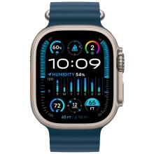 Apple Watch Ultra 2, 49мм, корпус из титана, ремешок Ocean синего цвета Apple Watch Ultra 2, 49мм, корпус из титана, ремешок Ocean синего цвета