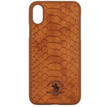 Чехол для iPhone X Santa Barbara Knight PC+кожа (Коричневый) Чехол для iPhone X Santa Barbara Knight PC+кожа (Коричневый)