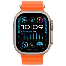 Apple Watch Ultra 2, 49мм, корпус из титана, ремешок Ocean оранжевого цвета Apple Watch Ultra 2, 49мм, корпус из титана, ремешок Ocean оранжевого цвета