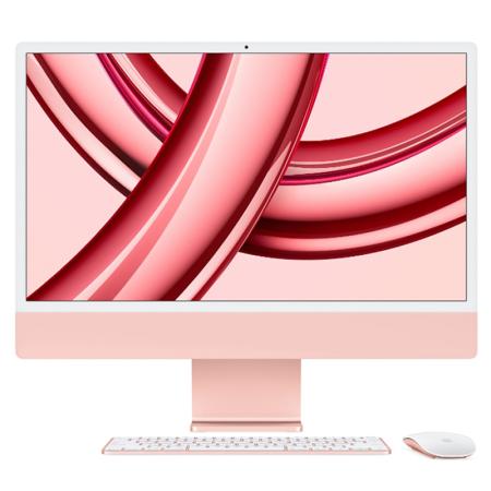 Apple iMac 24" Retina 4,5K, M3 (8C CPU, 10C GPU, 2023), 8 ГБ, 512 ГБ SSD, розовый Apple iMac 24" Retina 4,5K, M3 (8C CPU, 10C GPU, 2023), 8 ГБ, 512 ГБ SSD, розовый