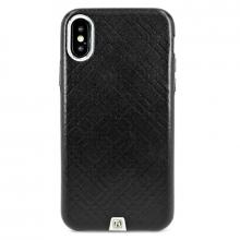 Чехол для iPhone X iCarer Кожаная накладка (Черный) Чехол для iPhone X iCarer Кожаная накладка (Черный)