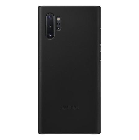 Чехол Samsung Leather Cover Note10+ Black Чехол Samsung Leather Cover Note10+ Black