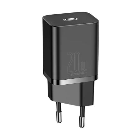 Сетевое зарядное устройство Baseus Super Si Quick Charger 1C 20W Black Сетевое зарядное устройство Baseus Super Si Quick Charger 1C 20W Black