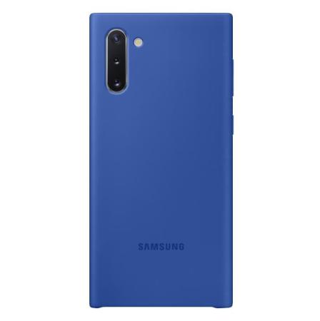 Чехол Samsung Silicone Cover Note10 Blue Чехол Samsung Silicone Cover Note10 Blue