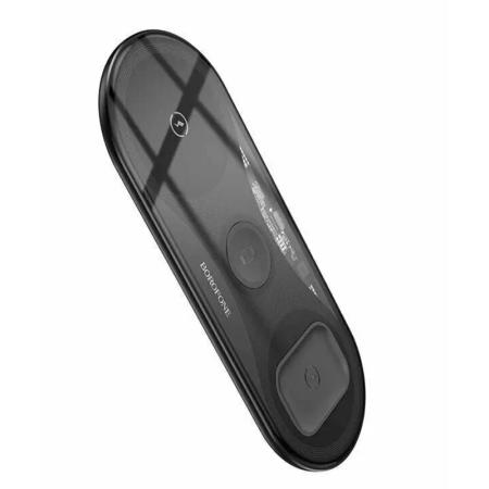 Беспроводное зарядное устройство Borofone BQ19, 15 Вт Black Беспроводное зарядное устройство Borofone BQ19, 15 Вт Black