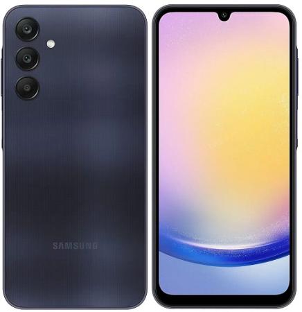 Смартфон Samsung Galaxy A25 8/128 ГБ, черный (Blue Black) Смартфон Samsung Galaxy A25 8/128 ГБ, черный (Blue Black)