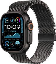Apple Watch Ultra 2 (2024) 49mm Black Titanium Case with Black Titanium Milanese Loop Large Apple Watch Ultra 2 (2024) 49mm Black Titanium Case with Black Titanium Milanese Loop Large