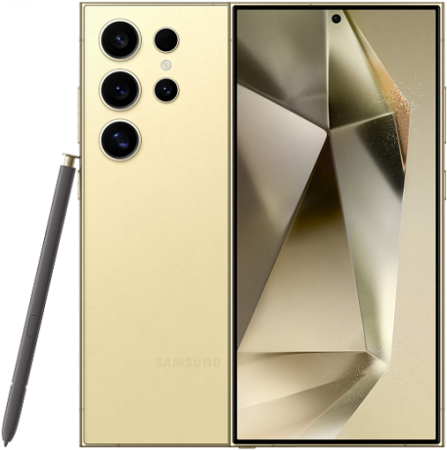 Смартфон Samsung Galaxy S24 Ultra 12/256Gb, желтый Смартфон Samsung Galaxy S24 Ultra 12/256Gb, желтый