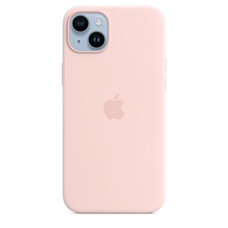 Силиконовый чехол MagSafe для iPhone 14 Plus - Chalk Pink (MPT73ZM/A) Силиконовый чехол MagSafe для iPhone 14 Plus - Chalk Pink (MPT73ZM/A)