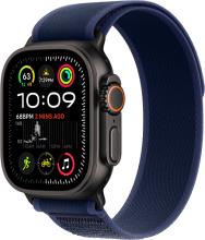 Apple Watch Ultra 2 (2024) 49mm Black Titanium Case with Blue Trail Loop (S/M) Apple Watch Ultra 2 (2024) 49mm Black Titanium Case with Blue Trail Loop (S/M)