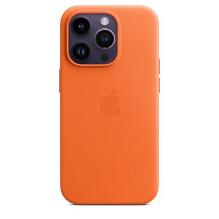 Кожаный чехол MagSafe для iPhone 14 Pro - Orange (MPPL3ZM/A) Кожаный чехол MagSafe для iPhone 14 Pro - Orange (MPPL3ZM/A)