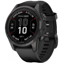 Garmin Fenix 7S Pro Sapphire Solar Carbon Gray DLC Titanium / Black Band Garmin Fenix 7S Pro Sapphire Solar Carbon Gray DLC Titanium / Black Band