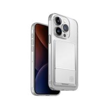 Чехол со слотом под карту Uniq HYBRID AIR FENDER ID для iPhone 15 Pro 6.1, прозрачный Чехол со слотом под карту Uniq HYBRID AIR FENDER ID для iPhone 15 Pro 6.1, прозрачный