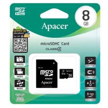Карта памяти Apacer microSDHC 8GB Class4 (AP8GMCSH4-RA) Карта памяти Apacer microSDHC 8GB Class4 (AP8GMCSH4-RA)