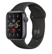 Apple Watch 5 44mm Space Gray Aluminum Case with Black Sport Band Apple Watch 5 44mm Space Gray Aluminum Case with Black Sport Band