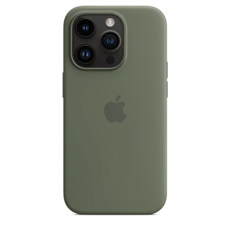 Силиконовый чехол MagSafe для iPhone 14 Pro Max -  Olive (MQUN3ZM) Силиконовый чехол MagSafe для iPhone 14 Pro Max -  Olive (MQUN3ZM)