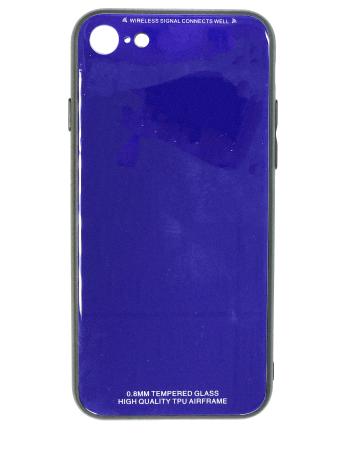 Чехол бампер Jorita Tempered Glass TPU Bumper Case (Blue) для iPhone 7/8 Чехол бампер Jorita Tempered Glass TPU Bumper Case (Blue) для iPhone 7/8