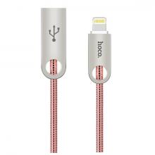 USB кабель Hoco U8 Zinc alloy metal charging cable Lightning (rose gold) USB кабель Hoco U8 Zinc alloy metal charging cable Lightning (rose gold)