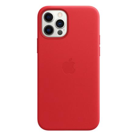 Кожаный чехол MagSafe для iPhone 12 Pro/iPhone 12, (PRODUCT)RED Кожаный чехол MagSafe для iPhone 12 Pro/iPhone 12, (PRODUCT)RED