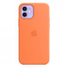 Силиконовый чехол MagSafe для  iPhone 12 mini, цвет «кумкват» Силиконовый чехол MagSafe для  iPhone 12 mini, цвет «кумкват»