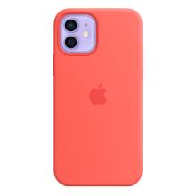 Силиконовый чехол MagSafe для  iPhone 12 mini, цвет «розовый цитрус» Силиконовый чехол MagSafe для  iPhone 12 mini, цвет «розовый цитрус»