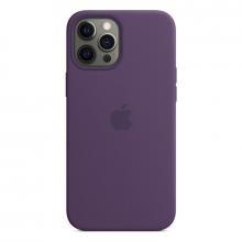 Силиконовый чехол MagSafe для iPhone 12 Pro Max, цвет «аметист» Силиконовый чехол MagSafe для iPhone 12 Pro Max, цвет «аметист»