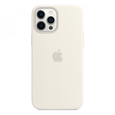 Силиконовый чехол MagSafe для iPhone 12 Pro Max, белый цвет Силиконовый чехол MagSafe для iPhone 12 Pro Max, белый цвет