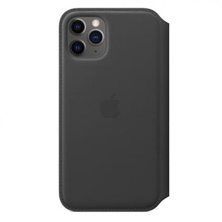 Кожаный чехол Folio для iPhone 11 Pro, чёрный  Кожаный чехол Folio для iPhone 11 Pro, чёрный