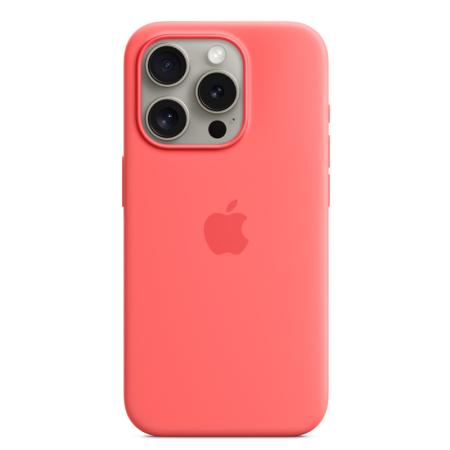 Чехол iPhone 15 Pro Silicone Case with MagSafe - Guava Чехол iPhone 15 Pro Silicone Case with MagSafe - Guava