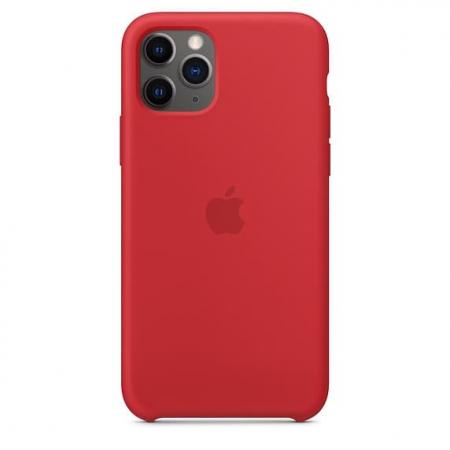 Силиконовый чехол для iPhone 11 Pro, Красный Силиконовый чехол для iPhone 11 Pro, Красный