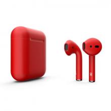 Apple AirPods (New Red) Беспроводные наушники в футляре с возможностью беспроводной зарядки Apple AirPods (New Red) Беспроводные наушники в футляре с возможностью беспроводной зарядки