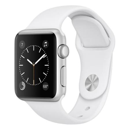 Apple Watch Series 2 38mm Silver Aluminum Case with White Sport Band Apple Watch Series 2 38mm Silver Aluminum Case with White Sport Band