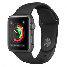 Apple Watch Series 2 38mm Space Gray Aluminum Case with Black Sport Band Apple Watch Series 2 38mm Space Gray Aluminum Case with Black Sport Band
