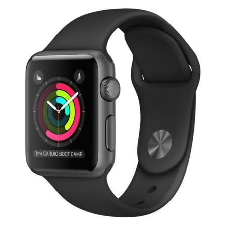 Apple Watch Series 2 38mm Space Gray Aluminum Case with Black Sport Band Apple Watch Series 2 38mm Space Gray Aluminum Case with Black Sport Band