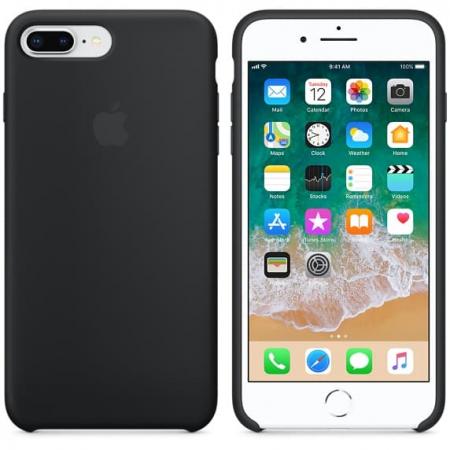 Cиликоновый чехол iPhone 7 Plus Black Matte Cиликоновый чехол iPhone 7 Plus Black Matte