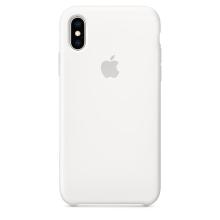 Силиконовый чехол для iPhone XS, цвет белый Силиконовый чехол для iPhone XS, цвет белый