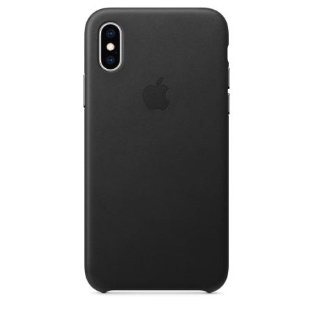 Кожанный чехол для iPhone XS Max, цвет черный Кожанный чехол для iPhone XS Max, цвет черный