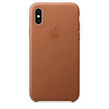 Кожанный чехол для iPhone XS Max, цвет коричневый  Кожанный чехол для iPhone XS Max, цвет коричневый