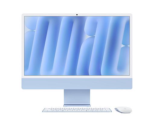 Моноблок Apple iMac 24 Retina 4,5K (M4, 10C CPU/10C GPU, 2024), 16 Гб, 512 Гб SSD, синий (MWV33) Моноблок Apple iMac 24 Retina 4,5K (M4, 10C CPU/10C GPU, 2024), 16 Гб, 512 Гб SSD, синий (MWV33)