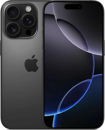 Смартфон Apple iPhone 16 Pro 512GB, Black Titanium (черный) Смартфон Apple iPhone 16 Pro 512GB, Black Titanium (черный)